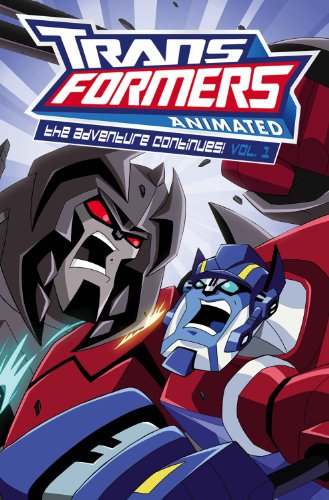 Transformers Animated the Adventure Continues! Vol 1 book cover