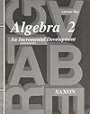 Answer Key for Saxon Algebra 2