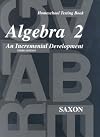 Saxon Algebra 2: Homeschool Testing Book