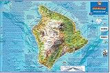Hawaii The Big Island Adventure Map Franko Maps Laminated Poster