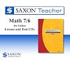 Saxon Math 7/6 Homeschool: Saxon Teacher CD ROM 4th Edition