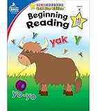 Carson Dellosa Beginning Reading Workbook Kindergarten 64pgs Home Workbooks