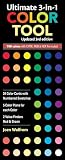 Ultimate 3in1 Color Tool 24 Color Cards With Numbered Swatches 5 Color Plans For Each Color 2 Value Finders Red Green