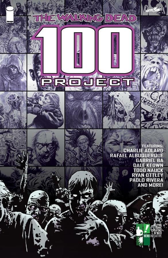 The Walking Dead 100 Project book cover