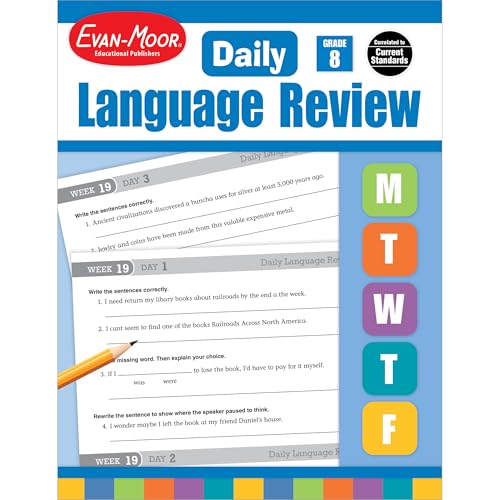 Evan-Moor Daily Language Review, Grade 8 cover