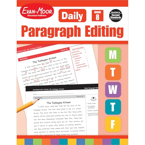 Evan-Moor Daily Paragraph Editing, Grade 8 cover