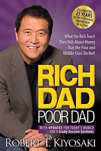 Rich Dad Poor Dad by Robert T. Kiyosaki book cover