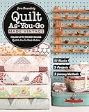 Quilt Asyougo Made Vintage 51 Blocks 9 Projects 3 Joining Methods