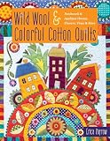 Wild Wool Colorful Cotton Quilts Patchwork Appliqu Houses Flowers Vines More