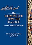 The Complete Jewish Study Bible Black Genuine Calfskin Leather Illuminating The Jewishness Of Gods Word