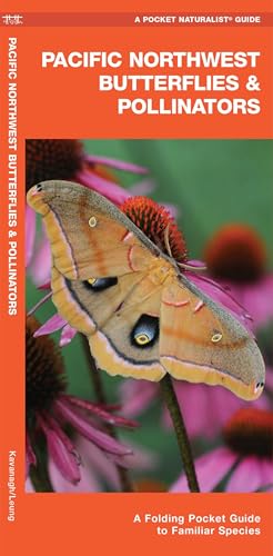 Pacific Northwest Butterflies & Pollinators: A Folding Pocket Guide to Familiar Species cover
