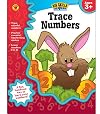 Carson Dellosa Trace Numbers Workbook for Preschool-Kindergarten—Number Tracing Practice Book, Ages 3-5, PreK-Kindergarten, Homeschool, Daycare (32 pgs) (Big Skills for Little Hands®)