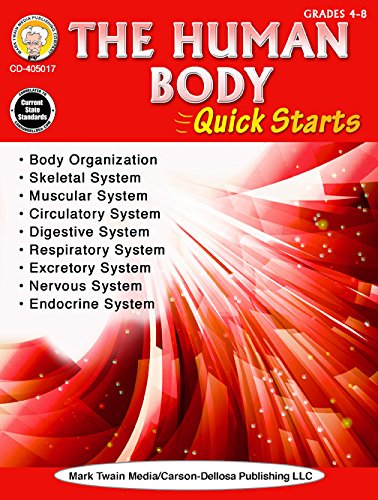 Human Body Quick Starts, Grades 4 - 8 cover