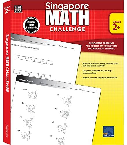 Singapore Math Common Core Challenge Workbook 2ndβ5th Grade cover