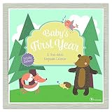 Babys First Year Woodland A Nondated Keepsake Calendar With Stickers