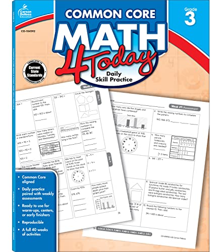 Carson Dellosa Common Core Math 4 Today cover