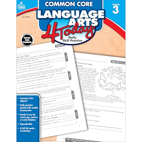 Common Core Language Arts 4 Today, Grade 3 cover