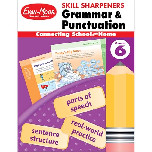 Skill Sharpeners Grammar and Punctuation, Grade 6 cover