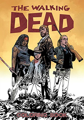 The Walking Dead Coloring Book (By: Charlie Adlard) cover