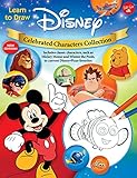 Learn To Draw Disney Celebrated Characters Collection New Edition Includes Classic Characters Such As Mickey Mouse And Winnie The Pooh To Current Disneypixar Favorites Licensed Learn To Draw