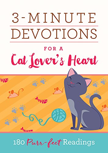 3-Minute Devotions for a Cat Lover's Heart cover