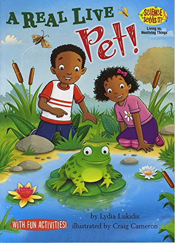 A Real Live Pet!: Living vs. Nonliving Things book cover