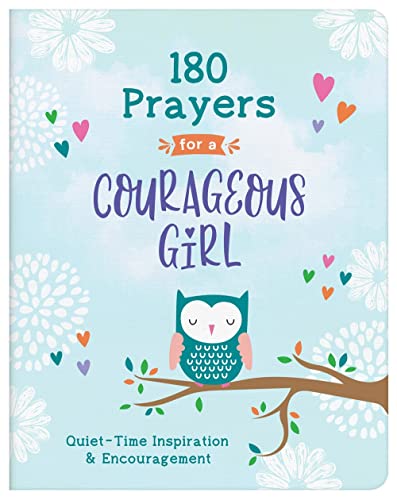 180 Prayers for a Courageous Girl book cover