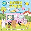 Happy Street Coloring Book – Bold, Uplifting Animal Scenes to Color – 20 Perforated Pages, Thick Art Paper with Built-In Page Shield – Relaxing Gift for Kids, Teens & Adults (Vibes)