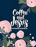Coffee Jesus Notebook Journal Large Format Lined Interior 85x11
