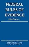 Federal Rules Of Evidence 2020 Edition With Internal Crossreferences