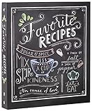 Deluxe Recipe Binder Favorite Recipes Chalkboard