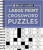 Brain Games Large Print Crossword Puzzles Purple