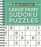 Brain Games Large Print Sudoku Puzzles Green