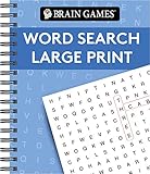 Brain Games Word Search Large Print Blue
