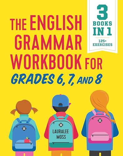 The English Grammar Workbook for Grades 6, 7, and 8 cover