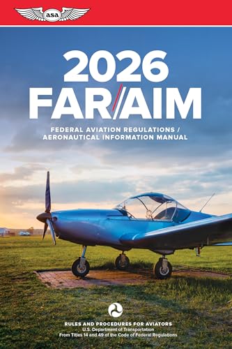 Cover of FAR/AIM 2026: Federal Aviation Regulations/Aeronautical Information Manual (ASA FAR/AIM Series)