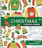 Color Frame Coloring Book Christmas