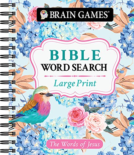 Brain Games — Large Print Bible Word Search: The Words of Jesus