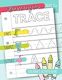 Learning To Trace Childrens Activity Book Lines Shapes Letters Ages 3 A Beginner Kids Tracing Workbook For Toddlers Preschool Prek Kindergarten Boys Girls