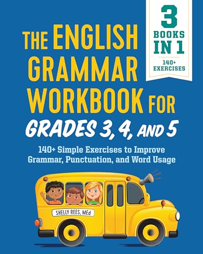 The English Grammar Workbook for Grades 3, 4, and 5 cover