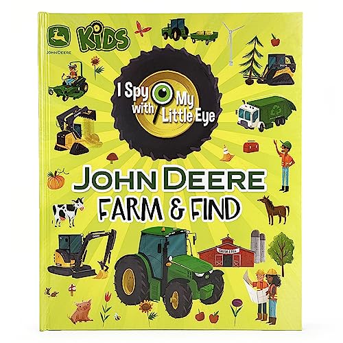 I Spy With My Little Eye John Deere Farm & Find - Kids Search, Find, and Seek Activity Book, Ages 3, 4, 5, 6+