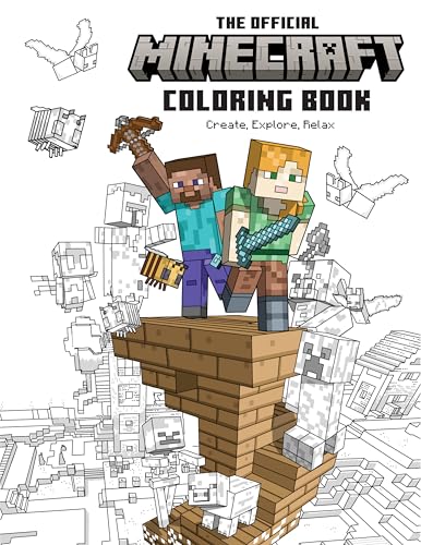 The Official Minecraft Coloring Book: Create, Explore, Relax!: Colorful Storytelling for Advanced Artists (Gaming)