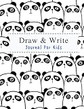 Draw Write Journal For Kids 85x11 2159cm X 2794cm Panda Themed Drawing Sketchbook Primary K3 Handwriting Paper For Storybook Writing Cute Childrens Journals And Sketchbooks