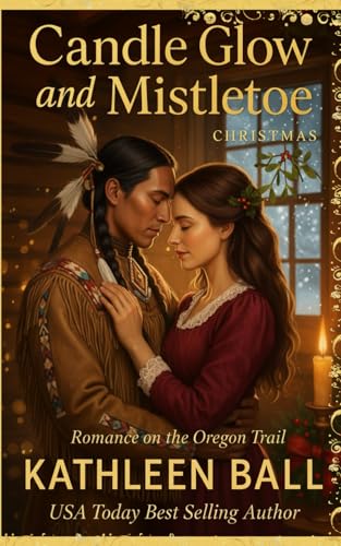 Candle Glow and Mistletoe Christmas book cover