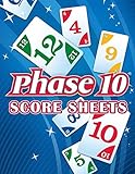 Phase 10 Score Sheets Phase 10 Dice Game Phase 10 Score Pad Phase Ten Dice Game Phase Ten Game Record Keeper Book