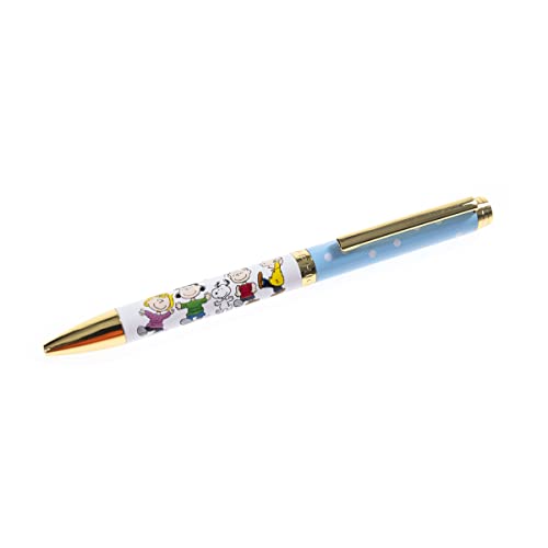 Graphique Peanuts Fashion Pen | 5.5” Ballpoint Pen | Refillable Black Ink | Retractable Twist Top | Matching Decorative Box | Comfort Grip for Writing | Office Supplies Accessories
