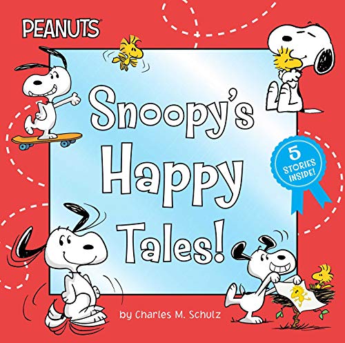 Snoopy's Happy Tales! book cover