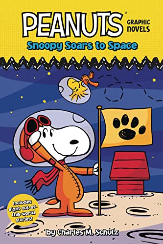 Snoopy Soars to Space book cover