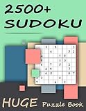 2500 Sudoku Huge Puzzle Book Mega Jumbo Giant Book Of Sudoku Puzzles The Biggest Largest Fattest Thickest Sudoku Book On Earth 2500 Problems Easy Medium Hard And Expert Levels
