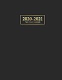 20202021 Two Year Planner Black Cover 2 Year Monthly Calendar 20202021 Monthly 24 Months Agenda Planner With Holiday Therapy Appointments 2 Year Monthly Planner Jan 2020 Dec 2021